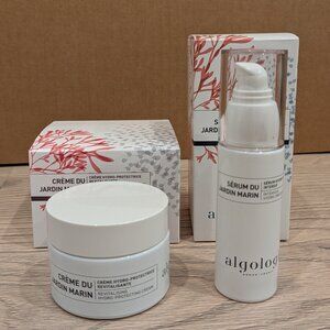 Algologie Hydrating Face Cream Serum Set Marine Garden French Skincare NEW